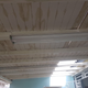 The damaged roof in the kitchen of Carrasquillo’s nursing home.